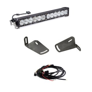 Ram Rebel 1500 Light Bar - Front - Baja Designs - OnX6+ 20in - Clear - `19-`27